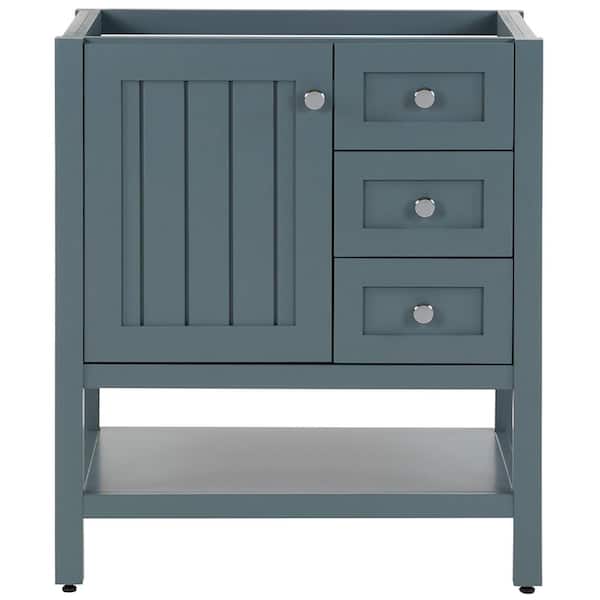 Lanceton 30 in. W x 22 in. D x 34 in. H Bath Vanity Cabinet without Top in Sage