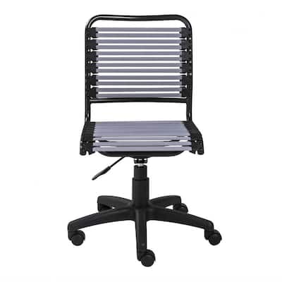 Amelia Light Gray Low Back Office/Desk Chair