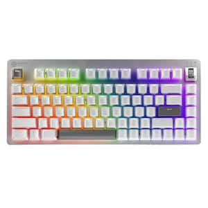 Customizable Keys Gaming Keyboard-VK720A w/ RGB,Media Dial, N-Key Rollover, USB-C, 75% Compact TKL, Rapid Trigger for PC