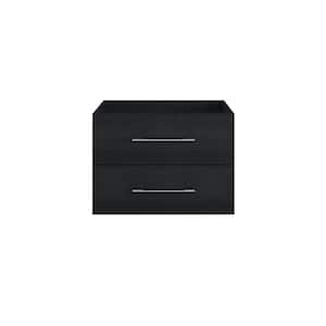 Napa 30 in. W x 20 in. D x 21 in. H Single Sink Bath Vanity Cabinet without Top in Black Ash, Wall Mounted
