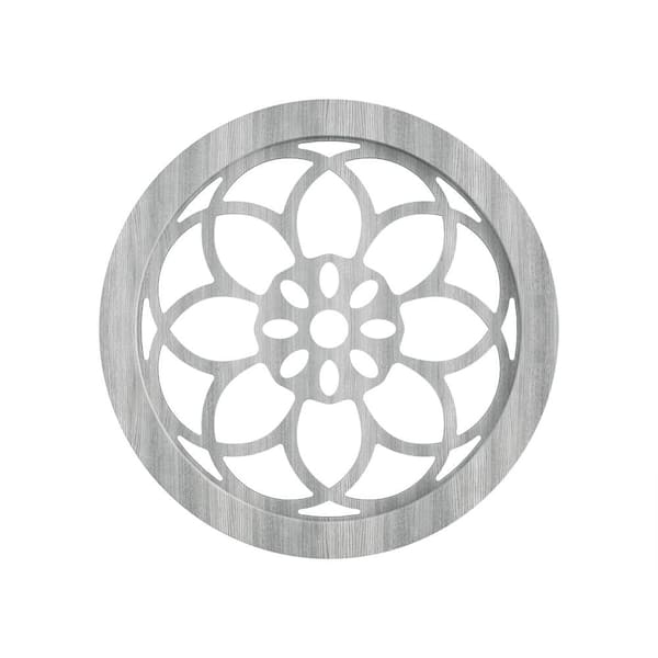 KOHROS 12 in. x 12 in. Classic Round Framed Decorative Mirror