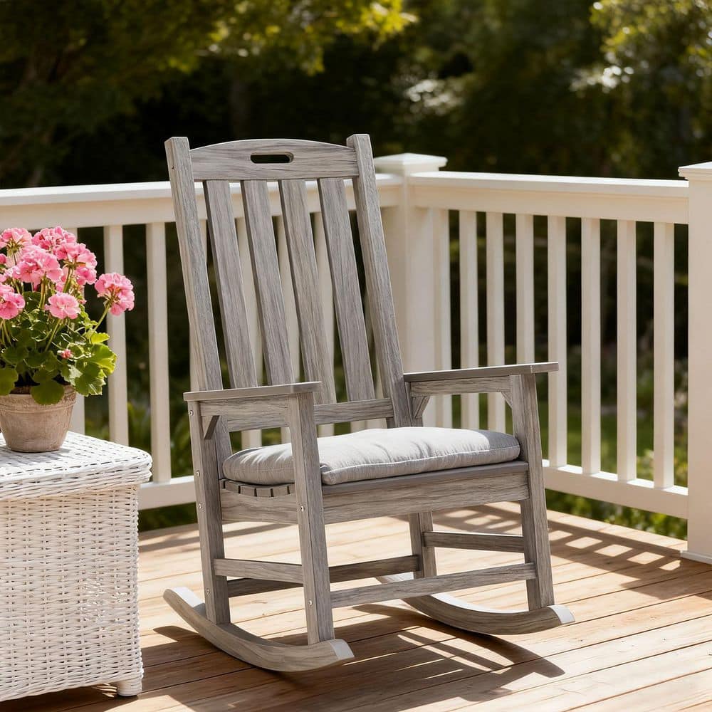 Light Gray Oversized Plastic Outdoor Rocking Chair price history on PriceWatchPro