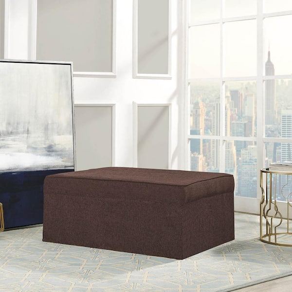 Relax A Lounger Relax-A-Lounger Marilyn Dark Brown Convertible Ottoman