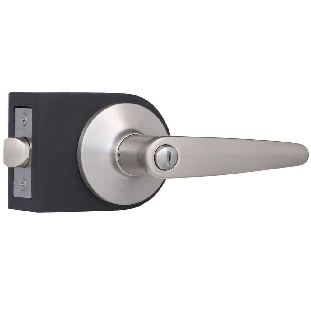 Satin Nickel Privacy Bed/Bath Door Handle Set price history on PriceWatchPro