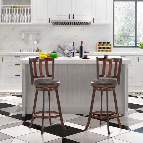 Round stools discount for kitchen island