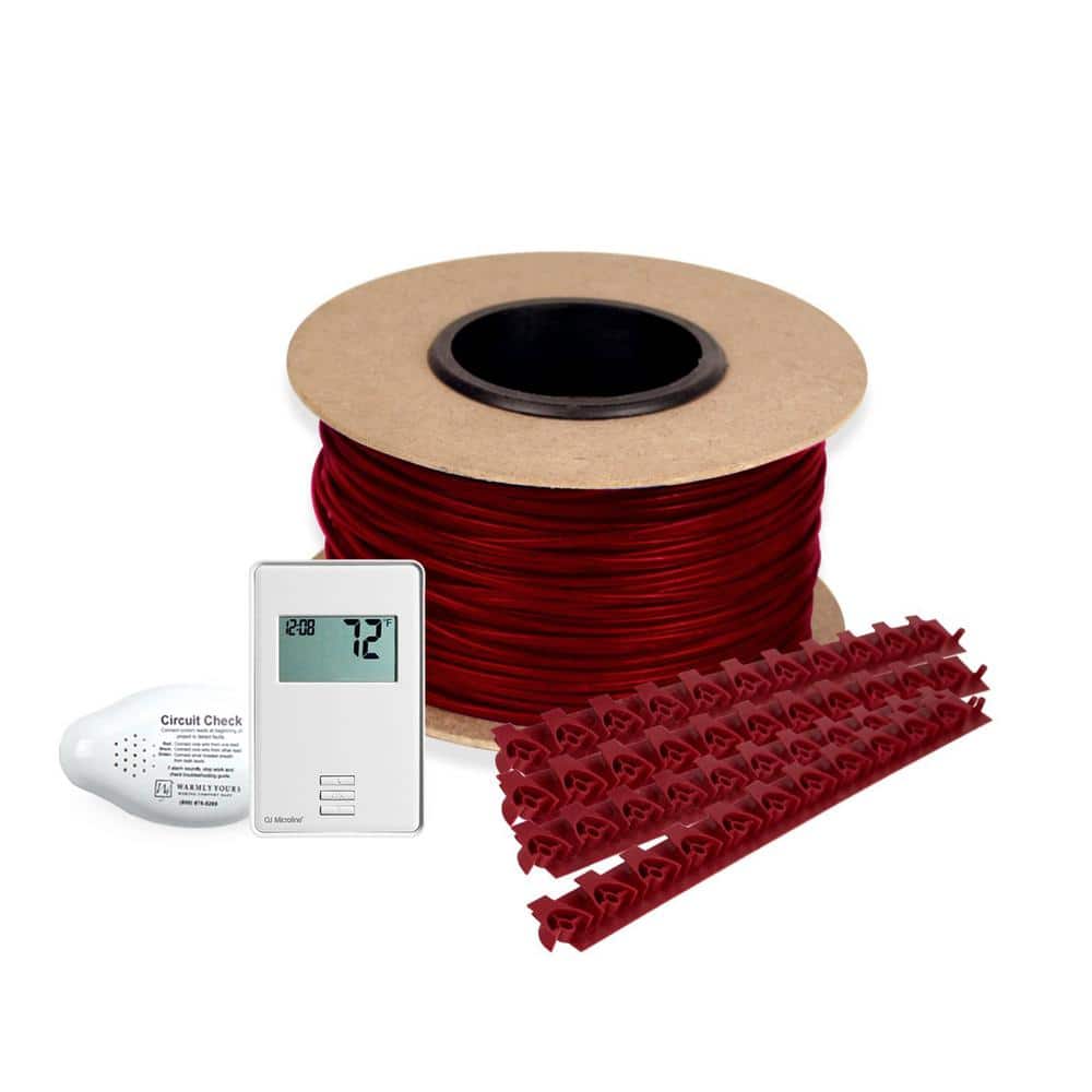 WarmlyYours TempZone 375 ft. Cable System with Non Programmable