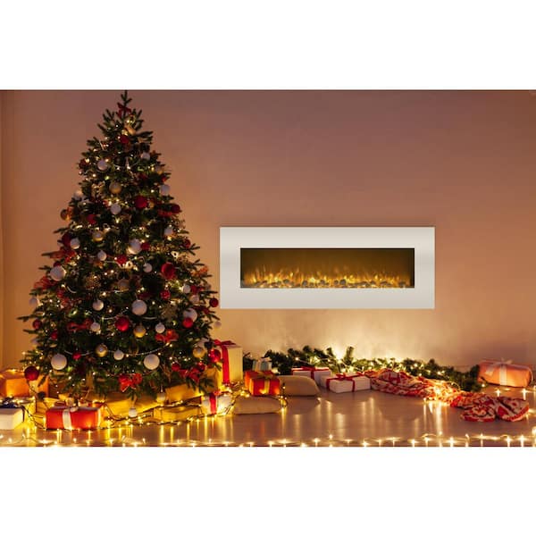 Reviews for Northwest 50 in. No Heat Electric Fireplace Color