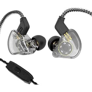 Clear Wired Gaming Earbuds and In-Ear with Microphone