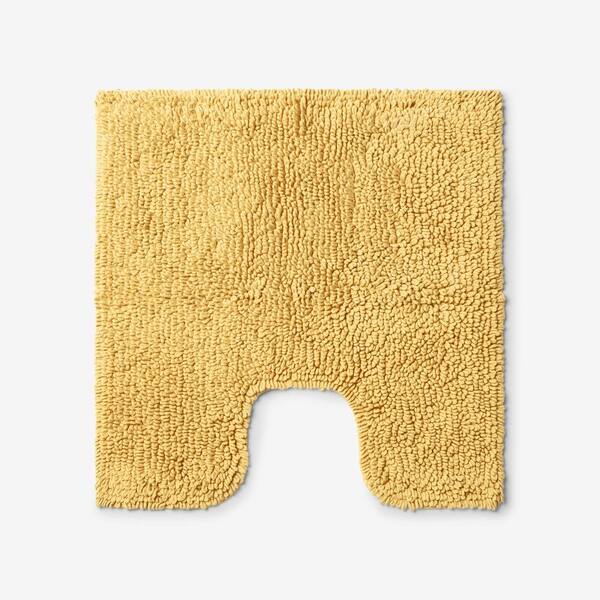 The Company Store Company Cotton Chunky Loop Gold 24 in. Contour Bath Rug