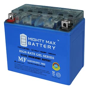 YTX12-BS 12V GEL Replacement Battery Compatible with Polaris 200 RZR 2022