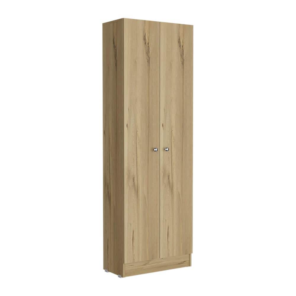 "Storage Cabinet - Light Oak/Black Wengue, 5 Shelves, Tall 70.8"" Display & Garage Storage" price history on PriceWatchPro