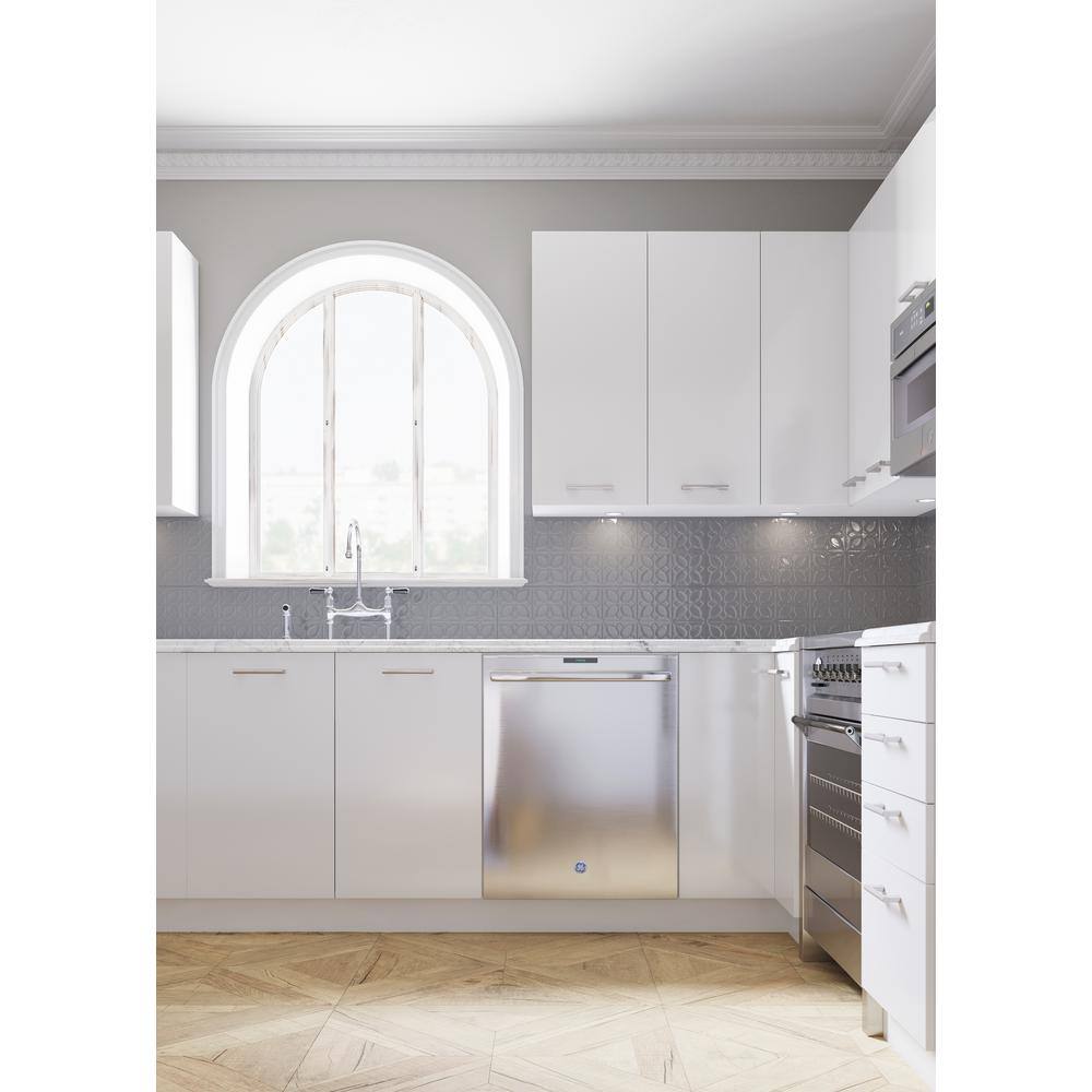 White Gloss 36" Frameless Wall Kitchen Cabinet with Soft Close Doors