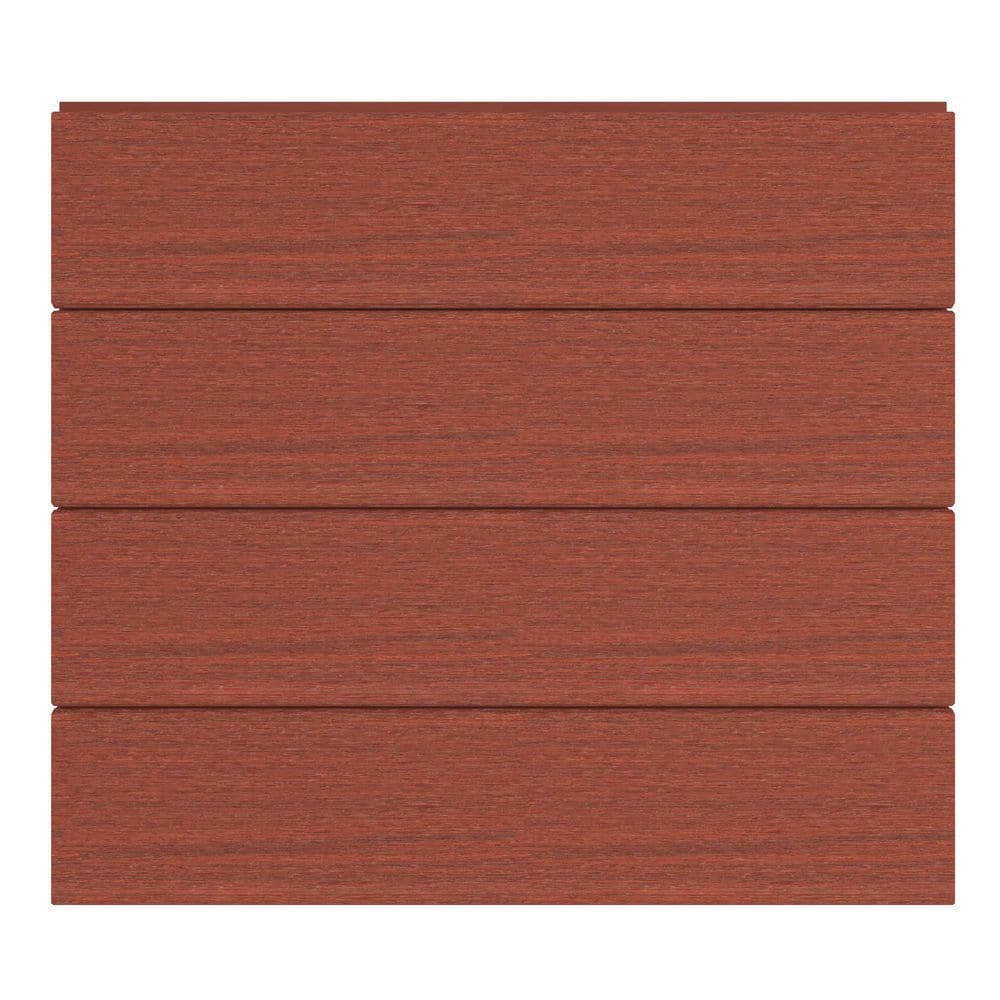 All Weather Siding Pro 5.59 in. x 192 in. Straight Grain Swedish Red Composite Lap Siding price history on PriceWatchPro