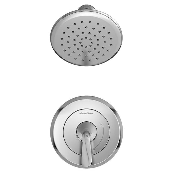 American Standard Fluent 1-Handle Water Saving Shower Faucet Trim Kit for Flash Rough-In Valves in Polished Chrome (Valve Not Included)