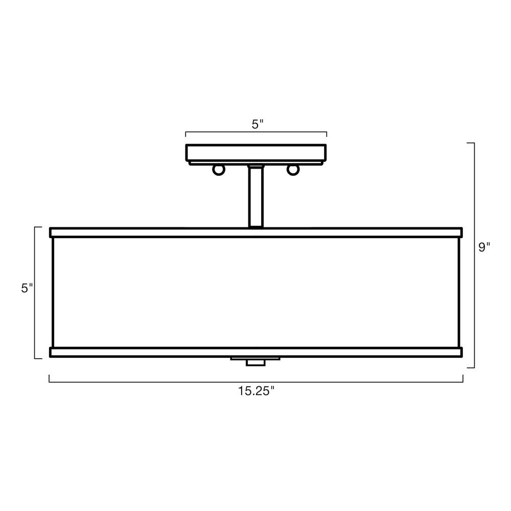 Chloe 15" Modern White Fabric Drum Ceiling Light with Warm Brass Trim