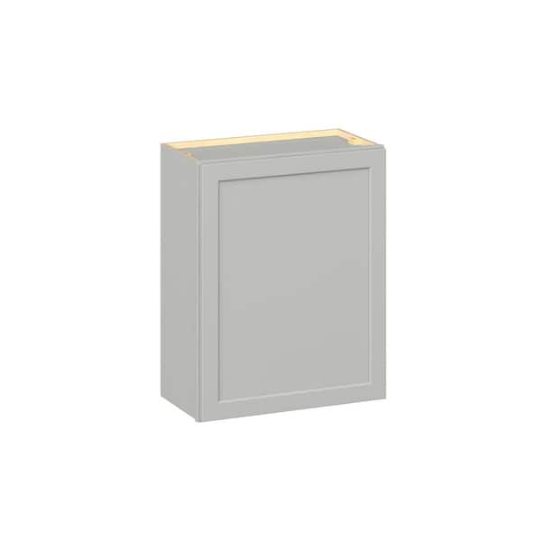Emerson Whisper Gray Wall 1 Door Ready to Assemble Kitchen Cabinet (24 in. W x 30 in. H x 12 in. D)