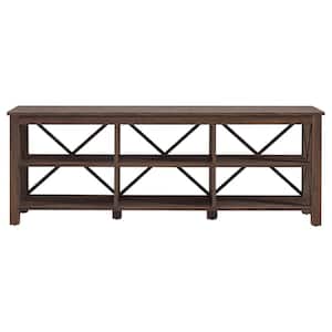 Sawyer 68 in. Alder Brown TV Stand Fits TV's up to 80 in.