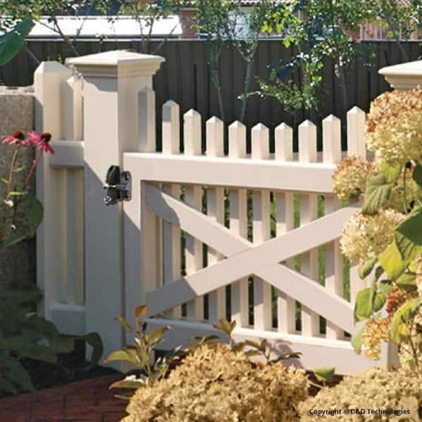 Magnetic Self Latching Fence Gate Latch, Self Locking Garden Gate Latch