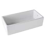 Lancaster Farmhouse/Apron-Front Fireclay 36 in. Single Bowl Kitchen Sink in White