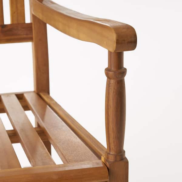 Arcadia Teak Brown Finish Acacia Wood  Outdoor Patio  Rocking Chair (2-Pack)