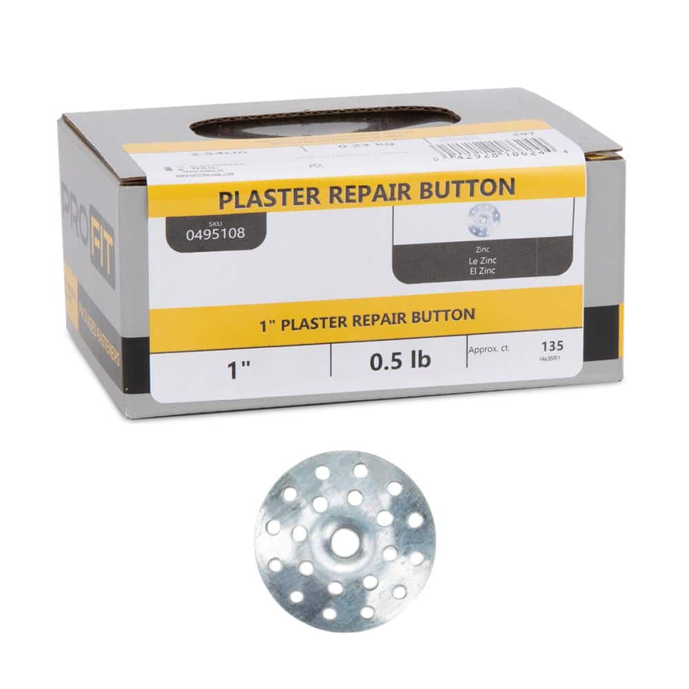 1 in. Zinc Plaster Repair Washer (135-Count)