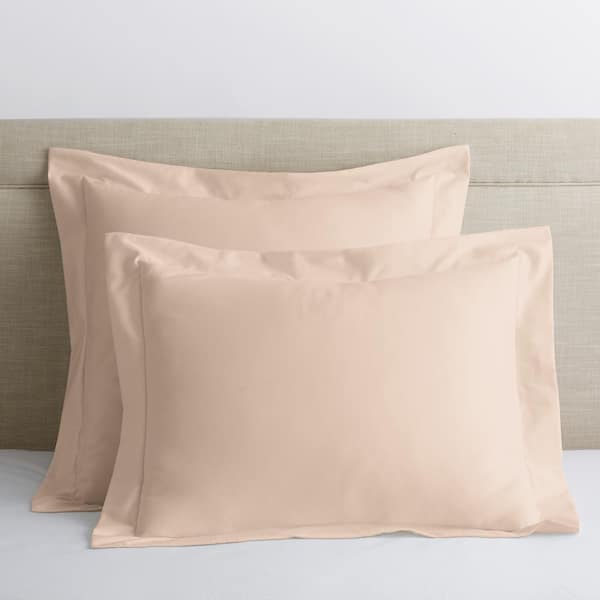 The Company Store Legends Shell Solid 600-Thread Count Egyptian Cotton Sateen Single Standard Sham
