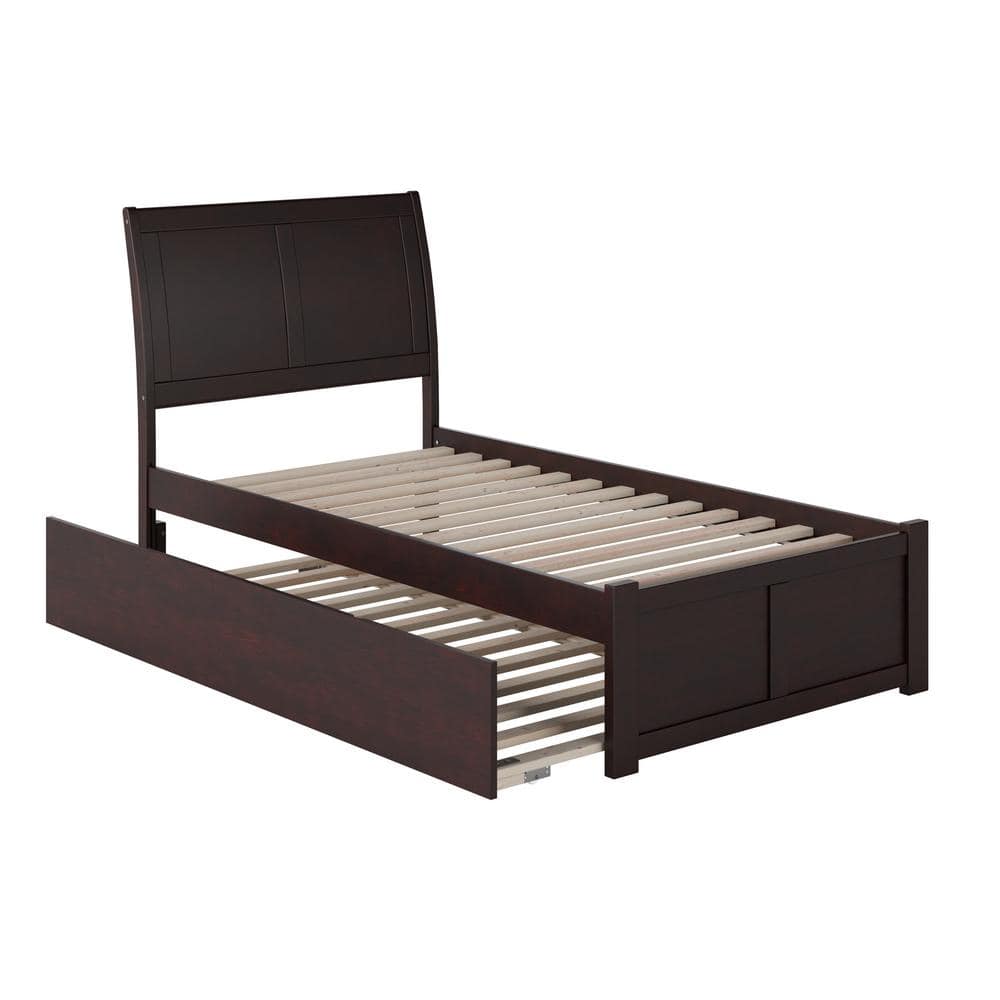 AFI Portland Espresso Twin Extra Long Bed with Footboard and Twin Extra