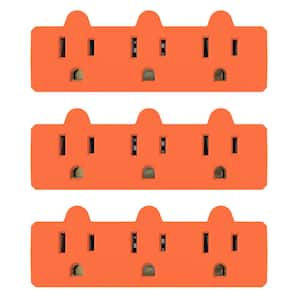 Gogreen Power (gg-3406be) 3 Wire Cube Adapter, 3-outlet Wall Tap...