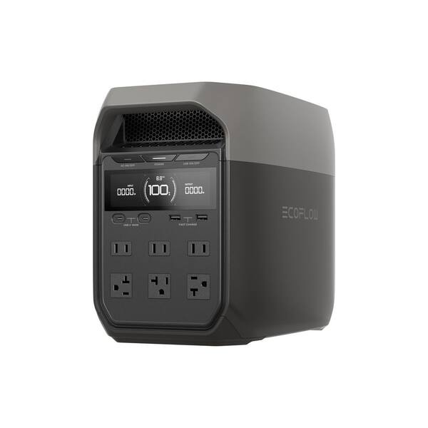 EcoFlow 1800-Watt DELTA 3 Portable LFP Power Station, 1024Wh