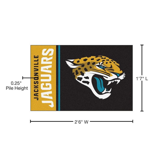 : FANMATS - 8237 NFL Jacksonville Jaguars Nylon Face