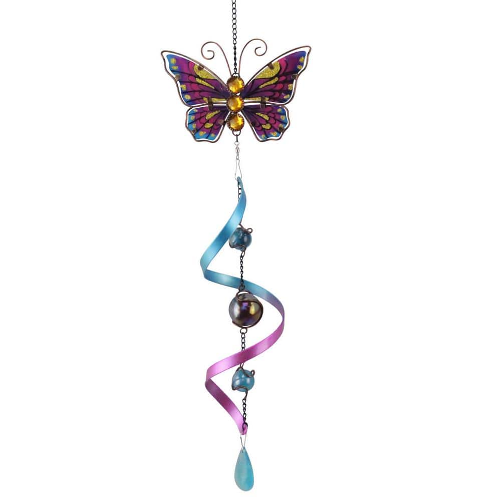 PG-028 Small Iridescent Graduated 3 Wings Butterfly Pull Ribbon