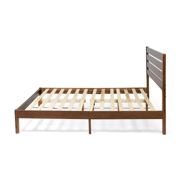 Wood Dark Brown Oxford Bed, For Home & Hotel, Size: Queen & King Size