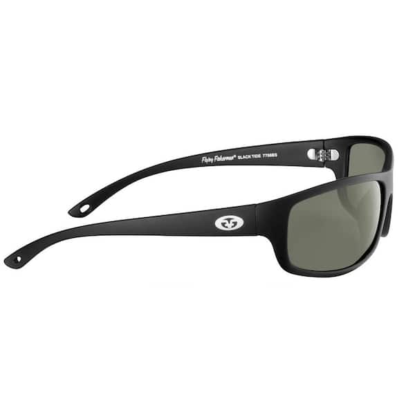 Flying Fisherman Slack Tide Polarized Sunglasses Matte in Black Frame with  Smoke Lens 7756BS - The Home Depot