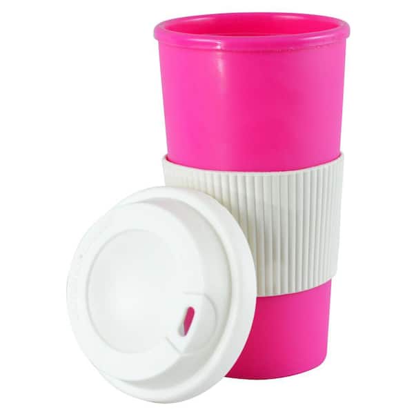 Southern Homewares 16 oz. Pink Thermal Travel Coffee Mug