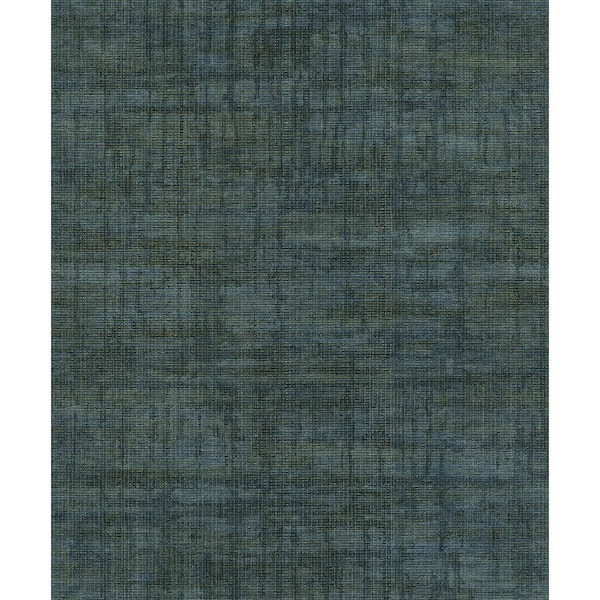 Fine Decor Digby Dark Green Texture 20.5 in. x 33 ft. Unpasted Peelable Vinyl Wallaper