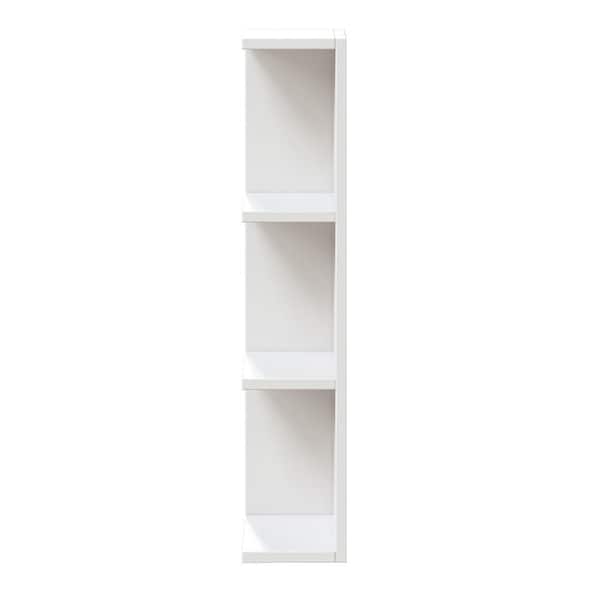 Home Decorators Collection Hawthorne 6 in. W Open Shelf in Linen White