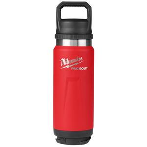 PACKOUT Red 24 oz. Insulated Bottle W/Chug Lid