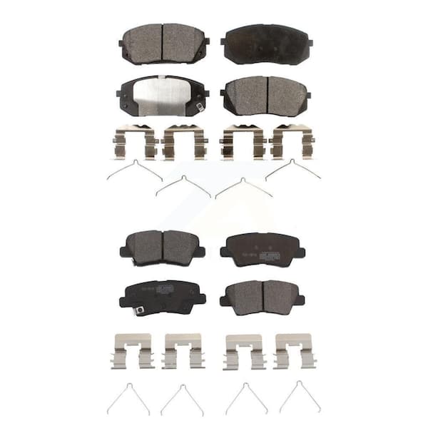 TEC Front Rear Ceramic Brake Pads Kit For Kia Optima Hyundai Sonata Niro EV Kona Electric KTC-100307