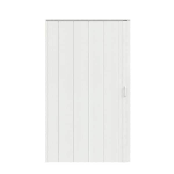 Everbilt 42 x 96 Accordion Door Jupiter White JUP-42X96W - The