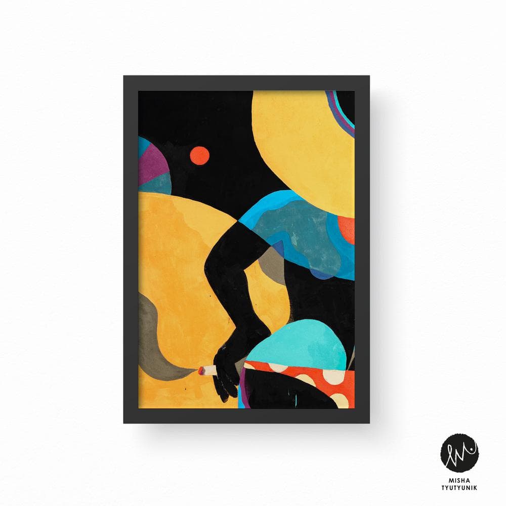 Life's a Beach Multicolor Synthetic Abstract Rectangular Area Rug
