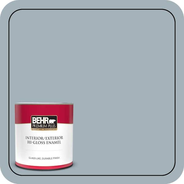 BEHR PREMIUM PLUS 1 qt. #PPF-27 Porch Ceiling Hi-Gloss Enamel Interior/Exterior Paint & Primer