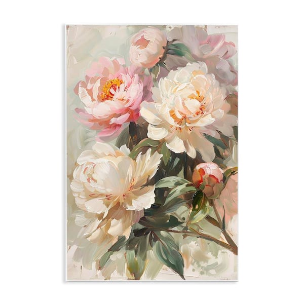 Stupell Industries Spring Peony Bundle by LSR Design Studio Unframed Nature Graphic Art Print 15 in. x 10 in.