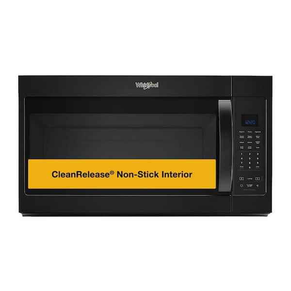 1.9 cu. ft. Over the Range Microwave in Black with Sensor Cooking and Steam