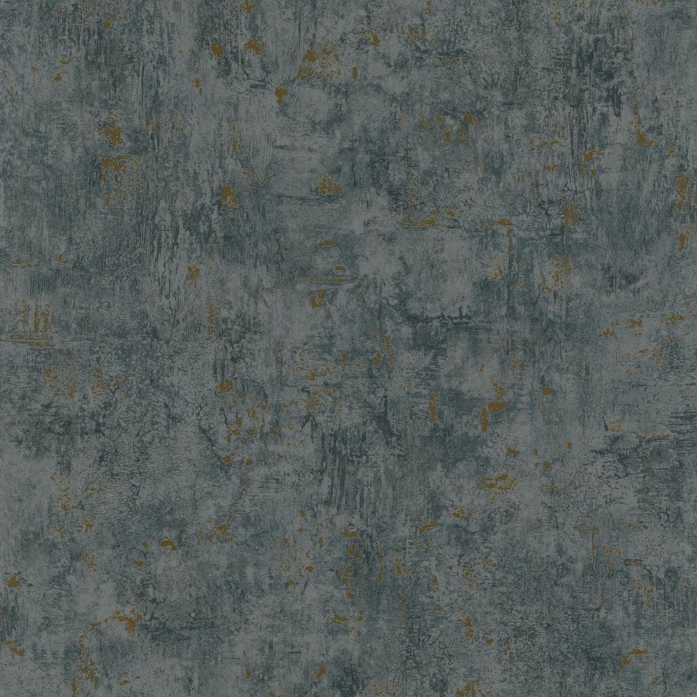 York Wallcoverings Charcoal Gilded Confetti Paper Unpasted Matte Wallpaper  (27 in. x 27 ft.) CI2325 - The Home Depot