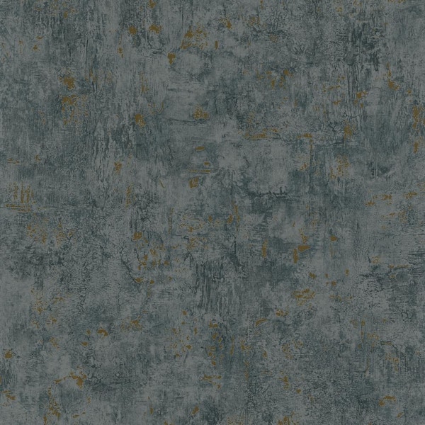Unbranded Metallic Fleck Anthracite/Gold Textured Vinyl on Non-Woven Non-Pasted Wallpaper Roll