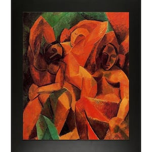 Three Women by Pablo Picasso New Age Wood Framed People Oil Painting Art Print 24.75 in. x 28.75 in.