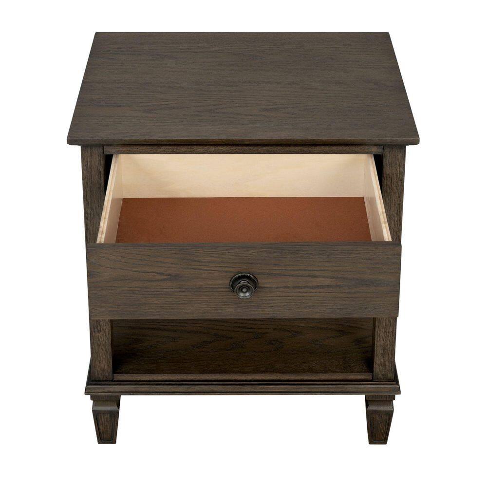 Victoria 24 in. Reclaimed Grey Rectangle Wood End Table - thumbnail 10