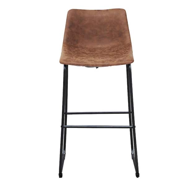 Maypex 29 In. Camel Bar Stool (Set of 2)