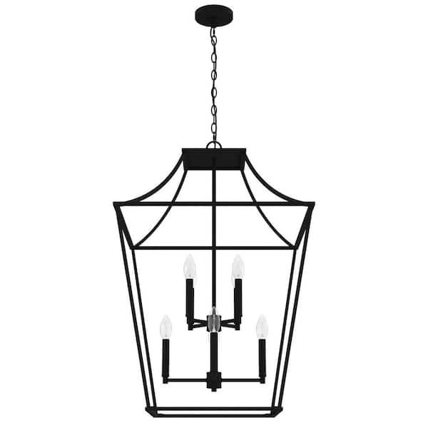 Laurel Ridge 8-Light Natural Iron Lantern Pendant Light