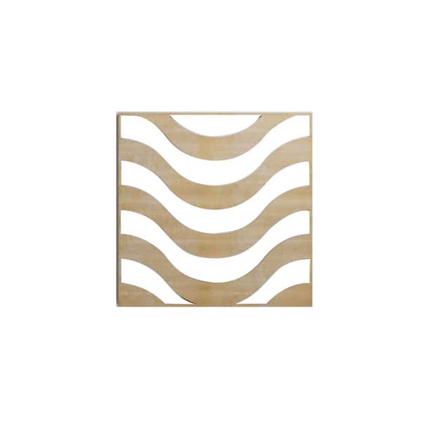 Ekena Millwork 7-3/8 in. x 7-3/8 in. x 1/4 in. Birch Extra Small Parker Decorative Fretwork Wood Wall Panels (10-Pack)
